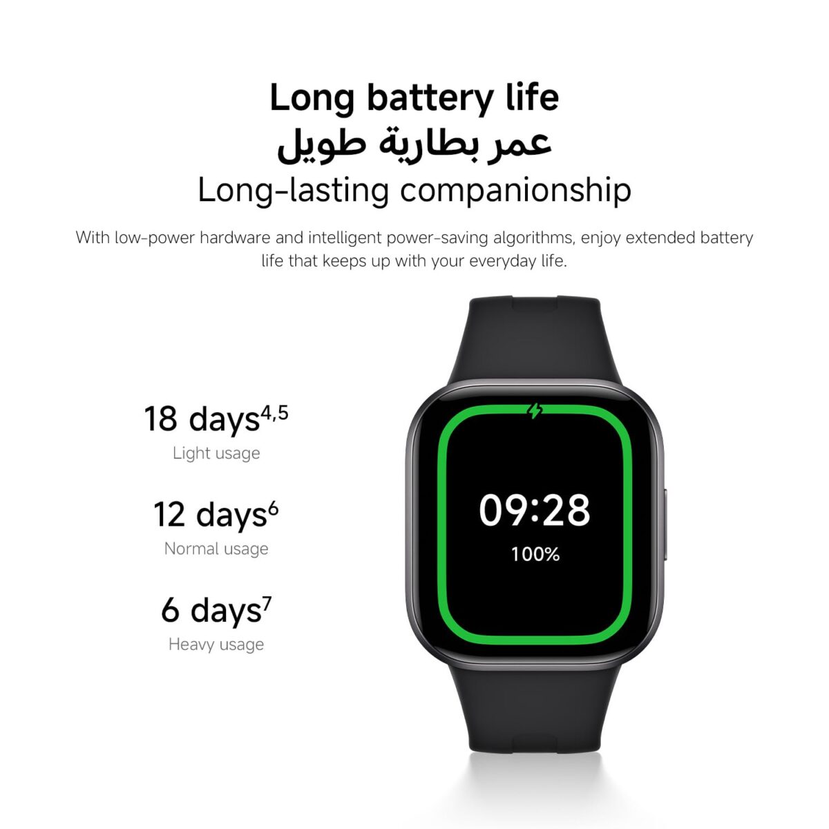 Xiaomi Redmi Watch 6 Active Smartwatch, Black - Image 4