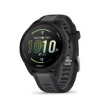 Garmin Forerunner 165 GPS Running Smartwatch, 43mm, Black/Slate Grey