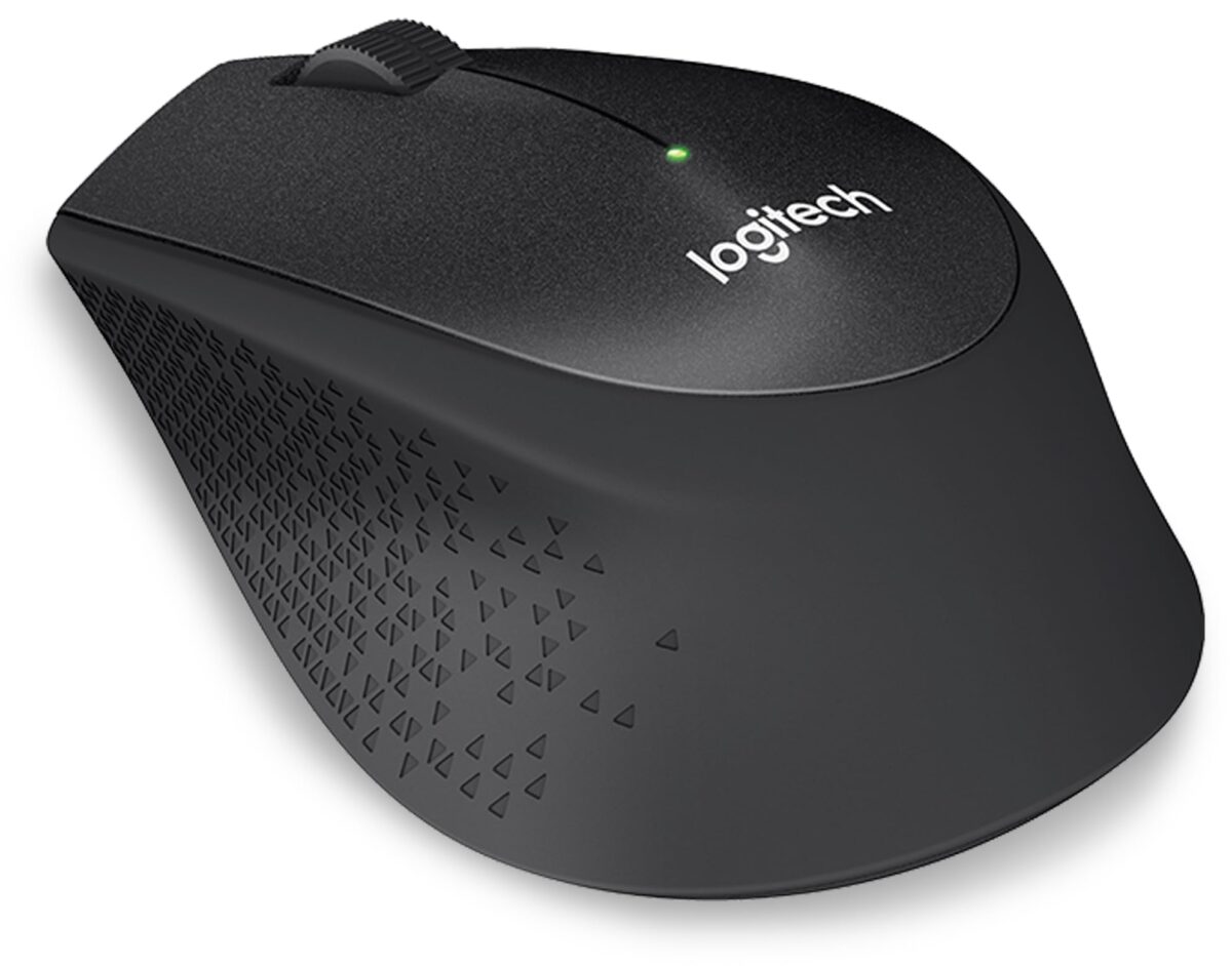 Logitech M330 Silent Plus Wireless Mouse with USB Receiver, Black - Image 2