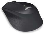 Logitech M330 Silent Plus Wireless Mouse with USB Receiver, Black - Image 2