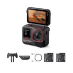 Insta360 Ace Pro 2 8K Action Camera, Dual Battery Bundle, Midnight Black