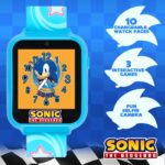 Accutime Sonic the Hedgehog Kids Smartwatch with Camera, Blue - Image 3