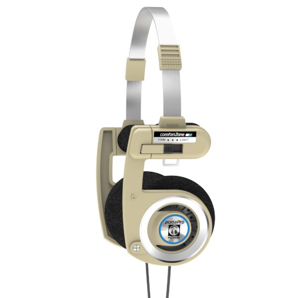 Koss Porta Pro Limited Edition On-Ear Headphones with Mic, Rhythm Beige