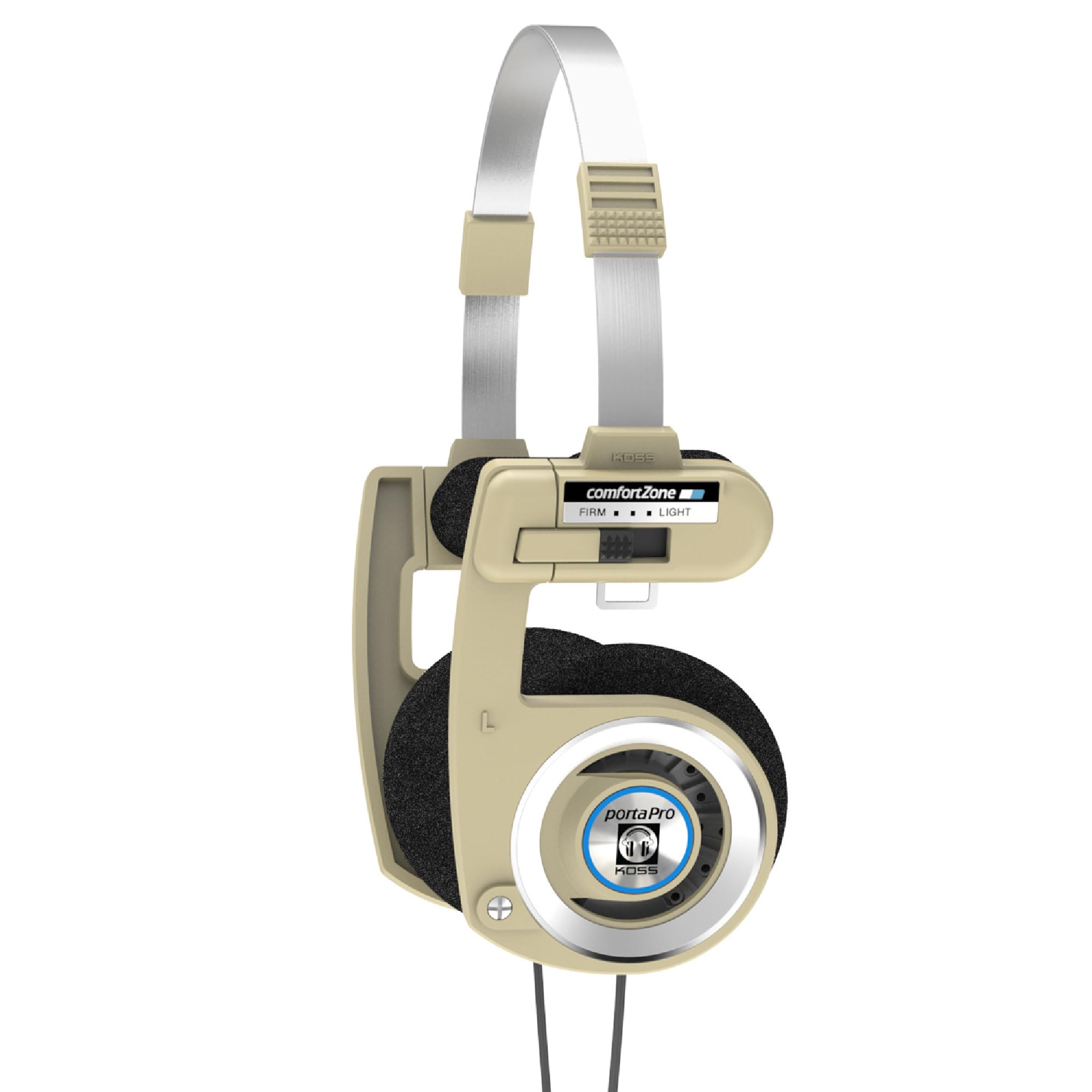 61vjH-JuJL.jpg Koss Porta Pro Limited Edition On-Ear Headphones with Mic, Rhythm Beige - Image 1