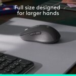 Logitech Signature M650 L Wireless Mouse for Large Hands, Graphite - Image 3