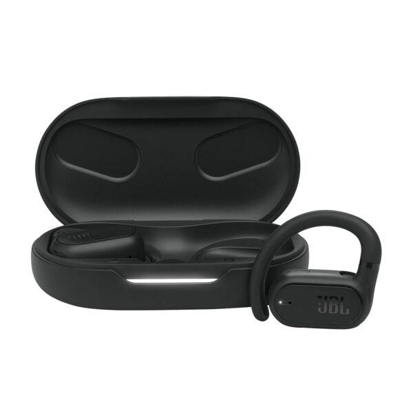 JBL Soundgear Sense Open-Ear Wireless Earbuds, Black