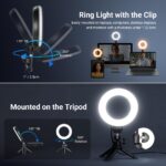 NEEWER BASICS 5-Inch Clip-On Ring Light with Desk Tripod - Image 4