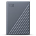 WD My Passport 5TB Portable Hard Drive with USB-C, Gray