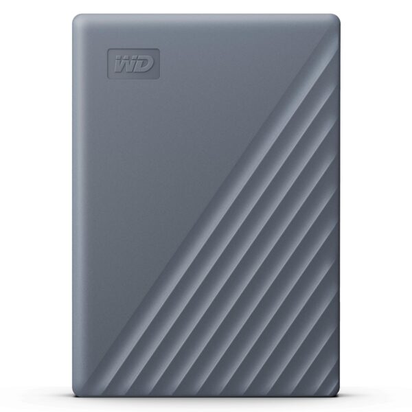 WD My Passport 5TB Portable Hard Drive with USB-C, Gray