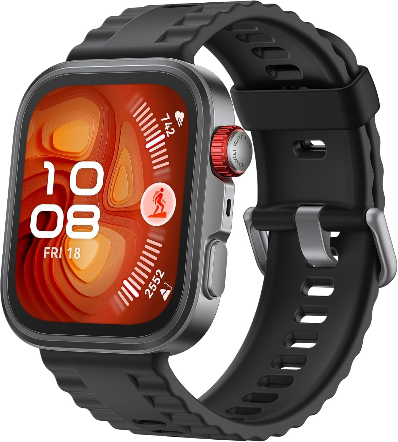 711OUis66qL.jpg Huawei Watch Fit 4 Pro Smartwatch, Black - Image 1