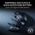 Razer Naga V3 Pro Wireless MMO Gaming Mouse with Swappable Side Plates, Black - Image 2