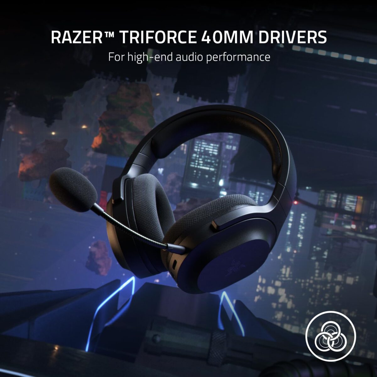 Razer Barracuda X (2022) Wireless Gaming Headset, Black - Image 4