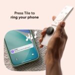 Tile Sticker Small Adhesive Bluetooth Tracker, Black - Image 4