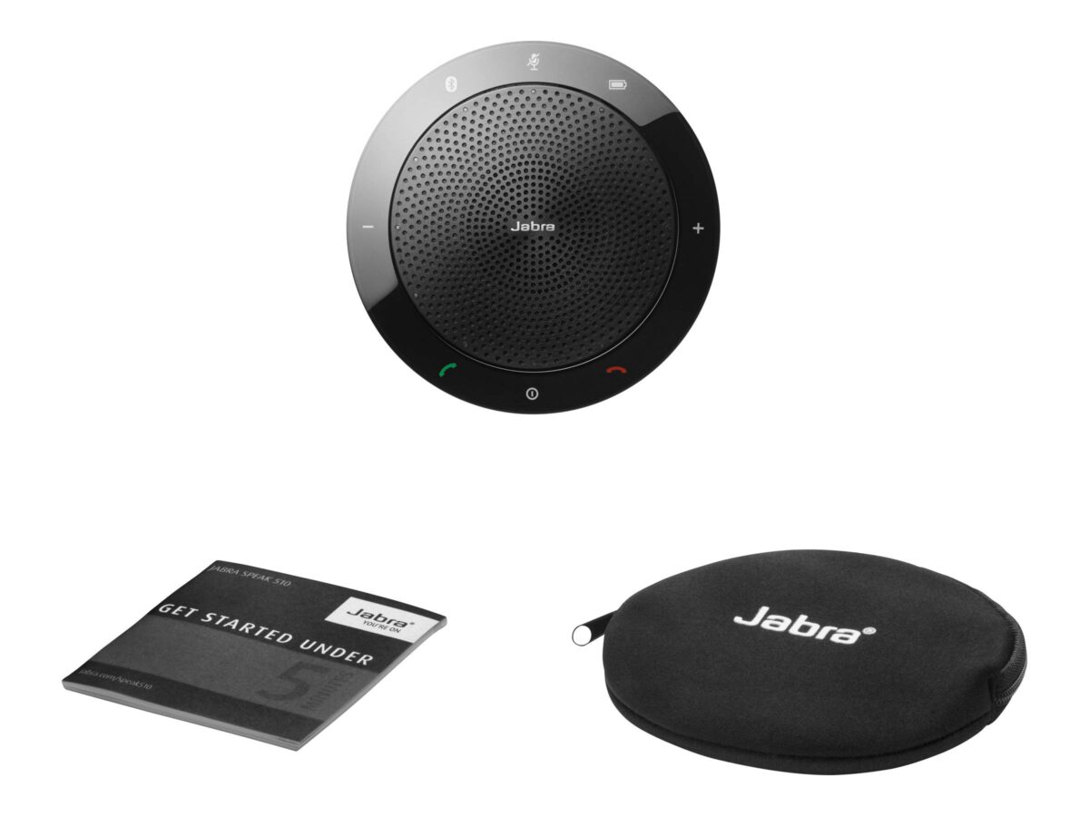 Jabra Speak 510 Portable Conference Speakerphone 7510-109, Bluetooth and USB - Image 2