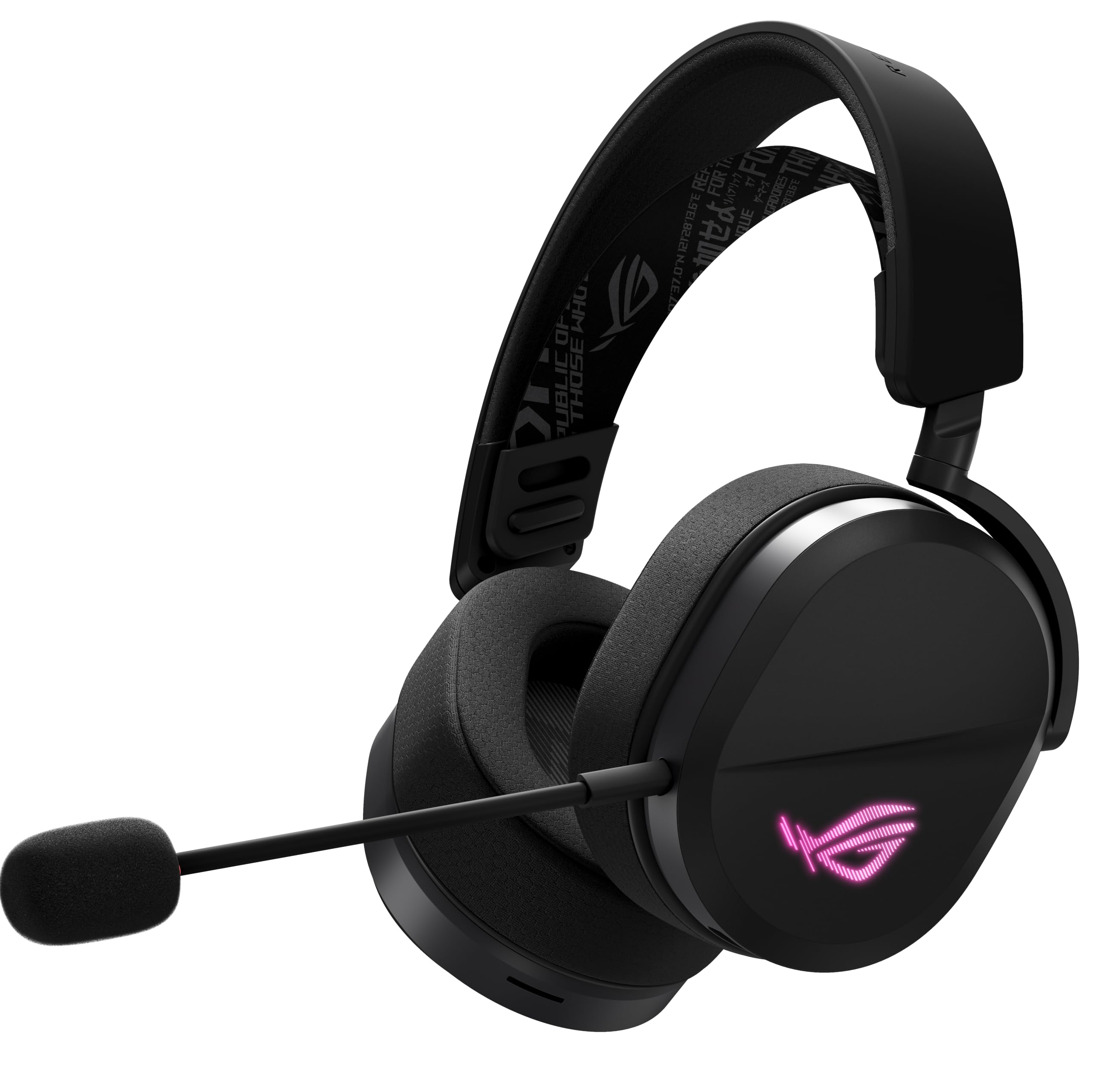 71DlIXoYoL.jpg ASUS ROG Pelta Wireless Gaming Headset, Black - Image 1