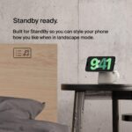Belkin BoostCharge Pro 2-in-1 MagSafe 15W Wireless Charging Dock, Sand - Image 3