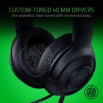 Razer Kraken X Lite Wired Gaming Headset, Black - Image 4