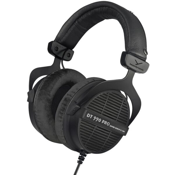 beyerdynamic DT 990 PRO 80 Ohm Studio Headphones, Black Limited Edition