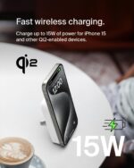 Belkin BoostCharge Pro Qi2 15W 10000mAh Magnetic Power Bank with Kickstand, White - Image 2
