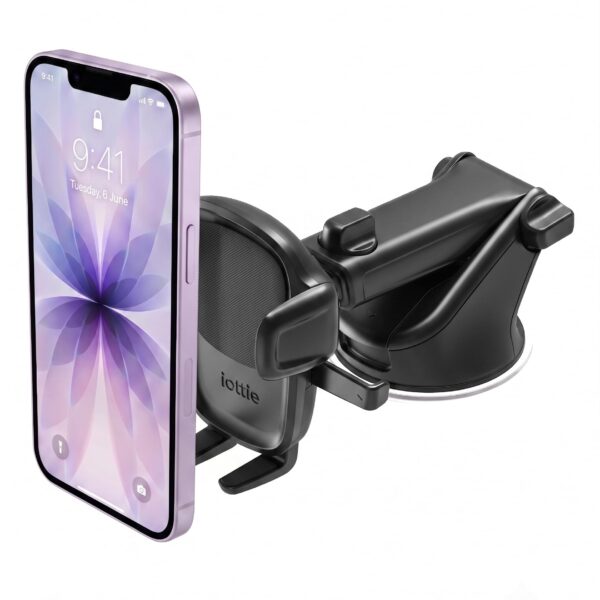 iOttie Easy One Touch 5 Dash & Windshield Car Phone Mount, Black
