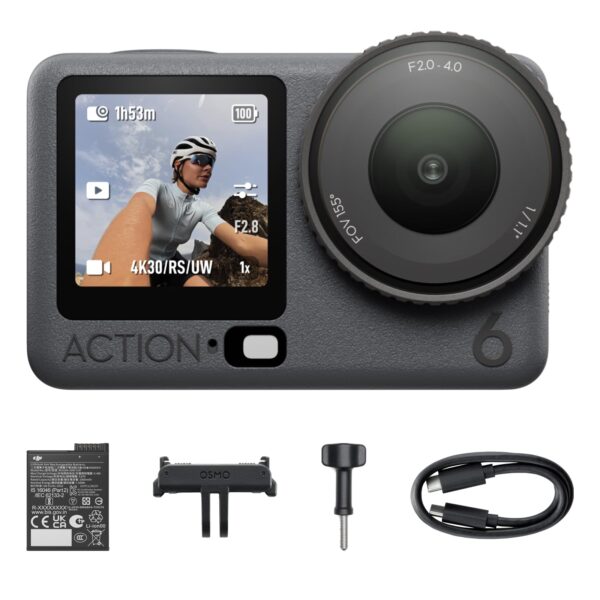 DJI Osmo Action 6 Standard Combo, 8K Action Camera