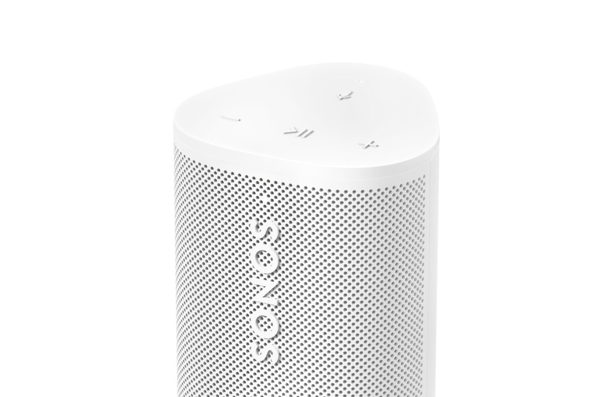 Sonos Roam 2 Portable Wi-Fi and Bluetooth Speaker, White - Image 2