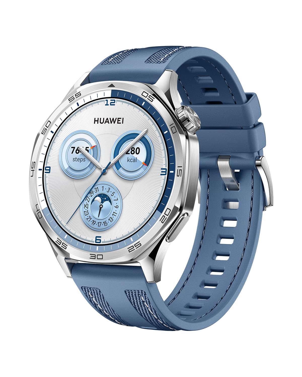 71PdcyM5kcL.jpg Huawei Watch GT 5 46mm Smartwatch, Blue - Image 1