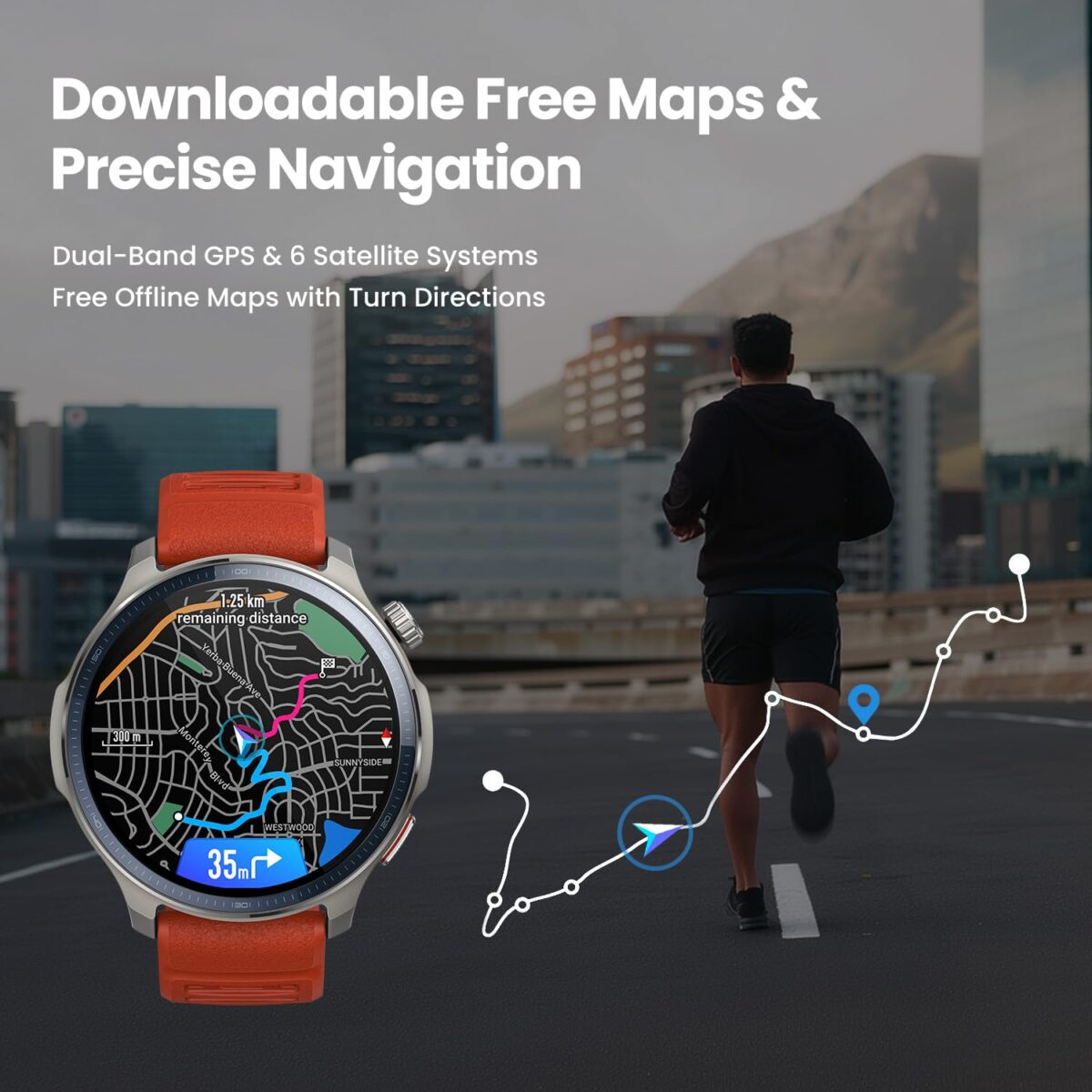 Amazfit Balance 2 47mm GPS Smartwatch, Black - Image 4