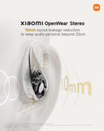 Xiaomi OpenWear Stereo Open-Ear Earbuds, Cosmic Gray - Image 3