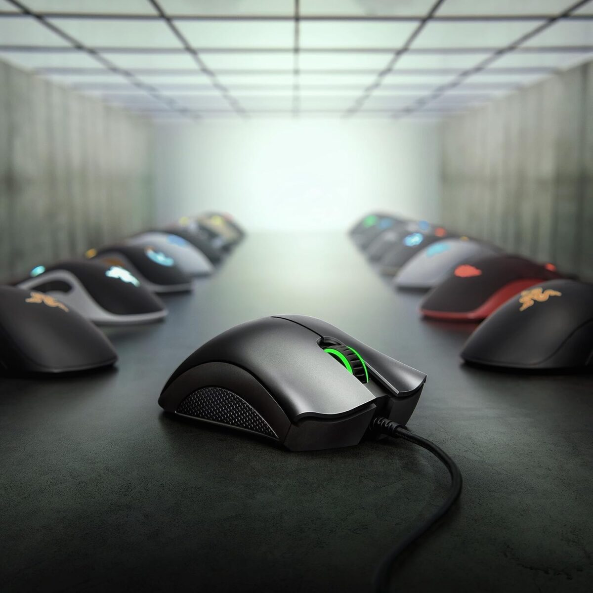Razer DeathAdder Essential Wired Gaming Mouse, Mercury White - Image 2