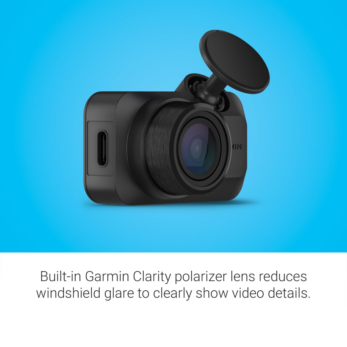 Garmin Dash Cam Mini 3 1080p HDR Car Camera, Black - Image 4