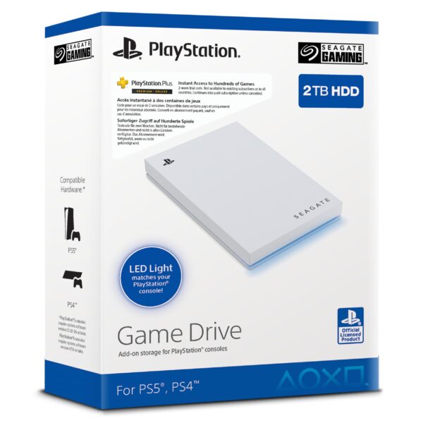 Seagate Game Drive 2TB External Hard Drive for PS5 and PS4 STLV2000202