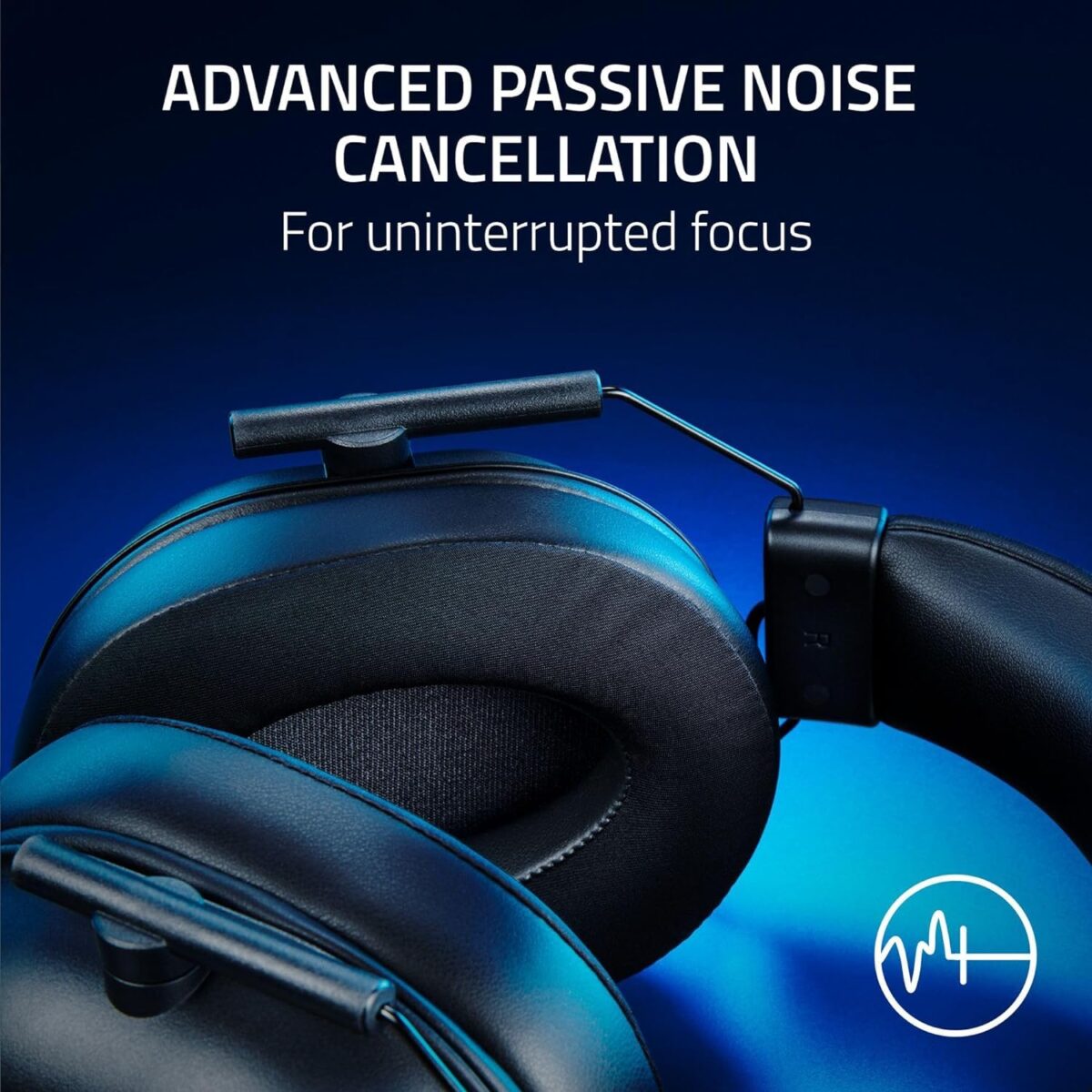 Razer BlackShark V2 X Wired Gaming Headset for PlayStation, Black - Image 4