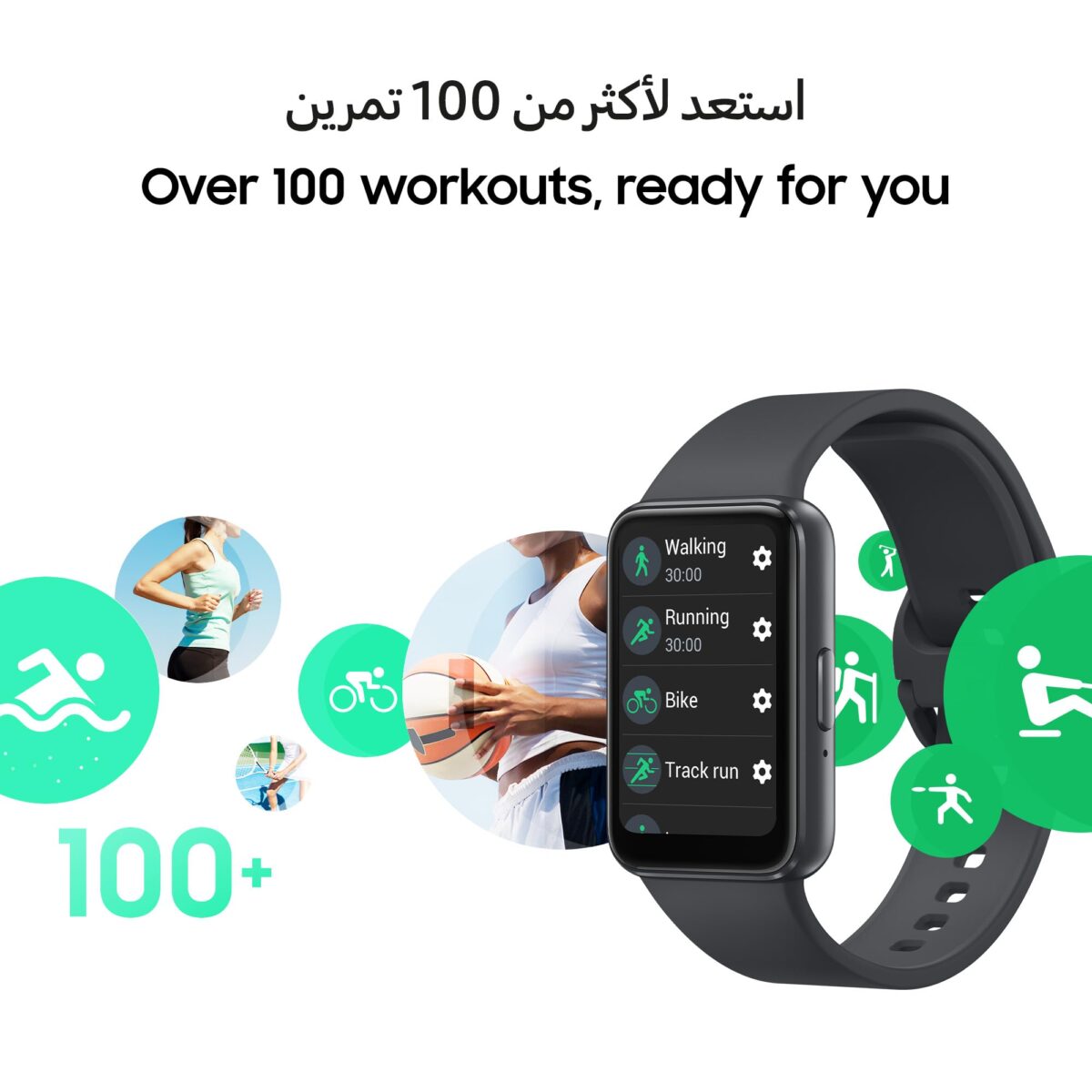 Samsung Galaxy Fit3 Fitness Tracker, Dark Grey - Image 4