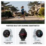 Garmin Forerunner 170 GPS Running Smartwatch, 42 mm, Black/Amp Yellow - Image 2
