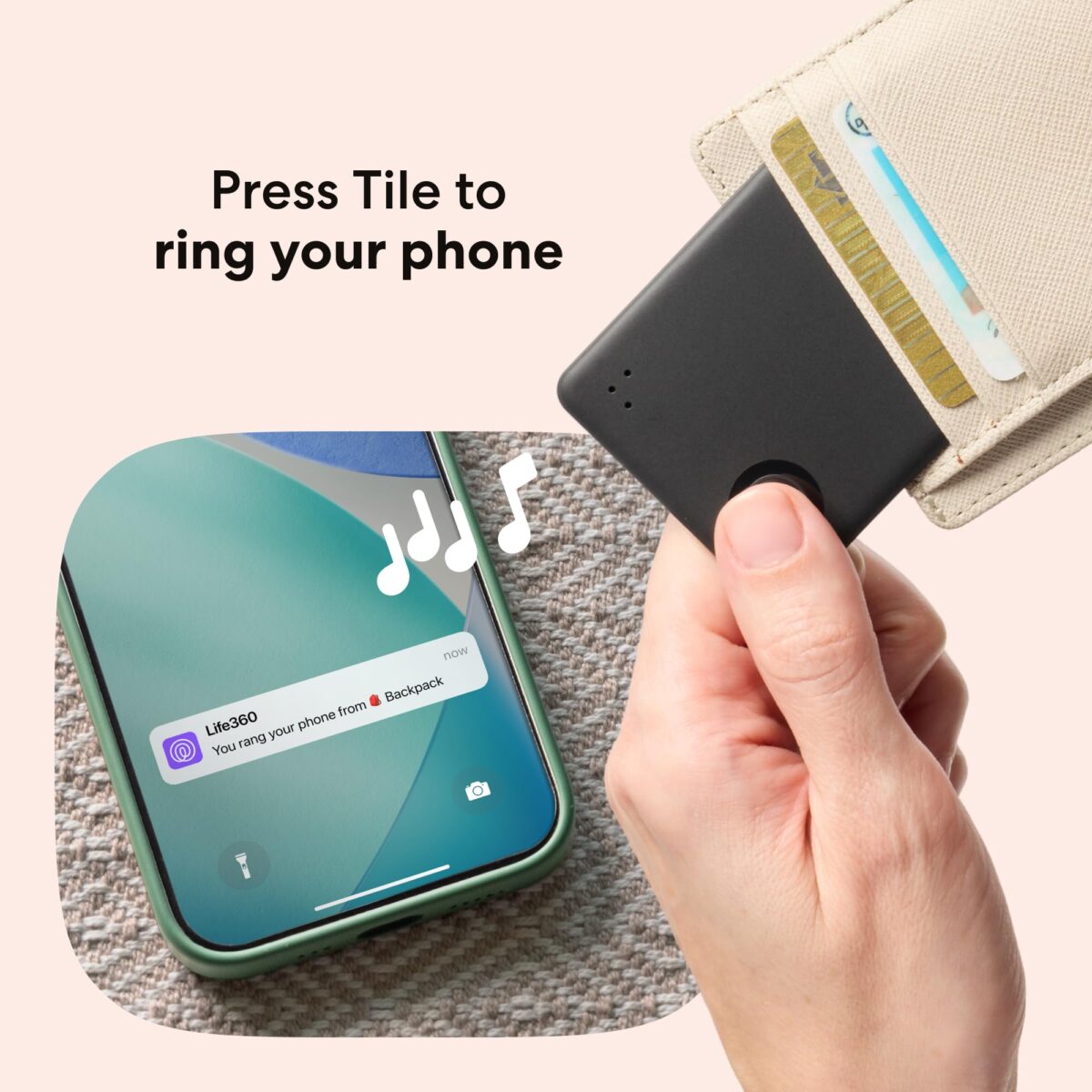 Tile Slim Bluetooth Tracker for Wallets and Passports, Black - Image 4