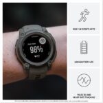 Garmin Instinct E 45 mm Rugged GPS Smartwatch, Black/Charcoal - Image 3