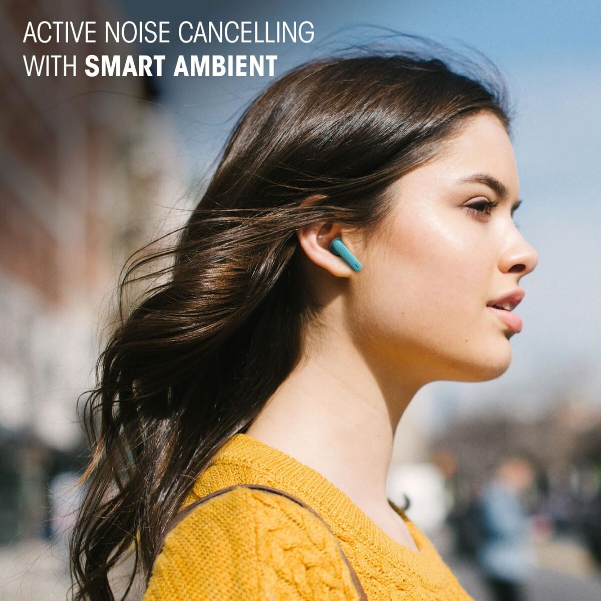 JBL Wave Flex 2 Noise Cancelling Wireless Earbuds, Black - Image 4