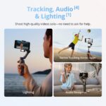 DJI Osmo Mobile 8 Phone Gimbal Stabiliser, Advanced Tracking Combo, Grey - Image 3