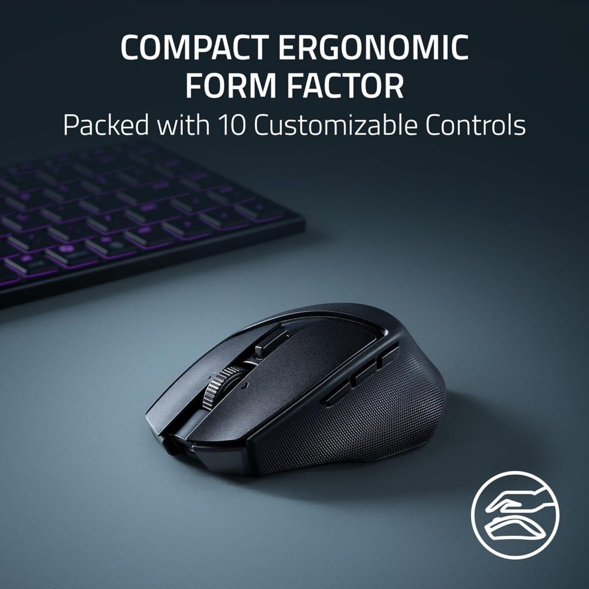 Razer Basilisk Mobile Wireless Gaming Mouse, Black - Image 2