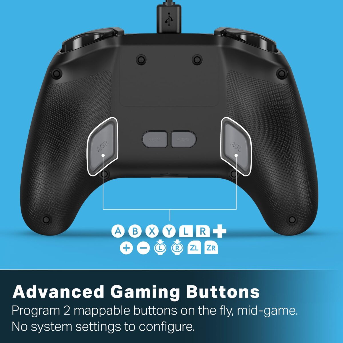PowerA Advantage Wired Controller for Nintendo Switch 2, Mario Time - Image 3
