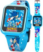 Accutime Sonic the Hedgehog Kids Smartwatch with Camera, Blue