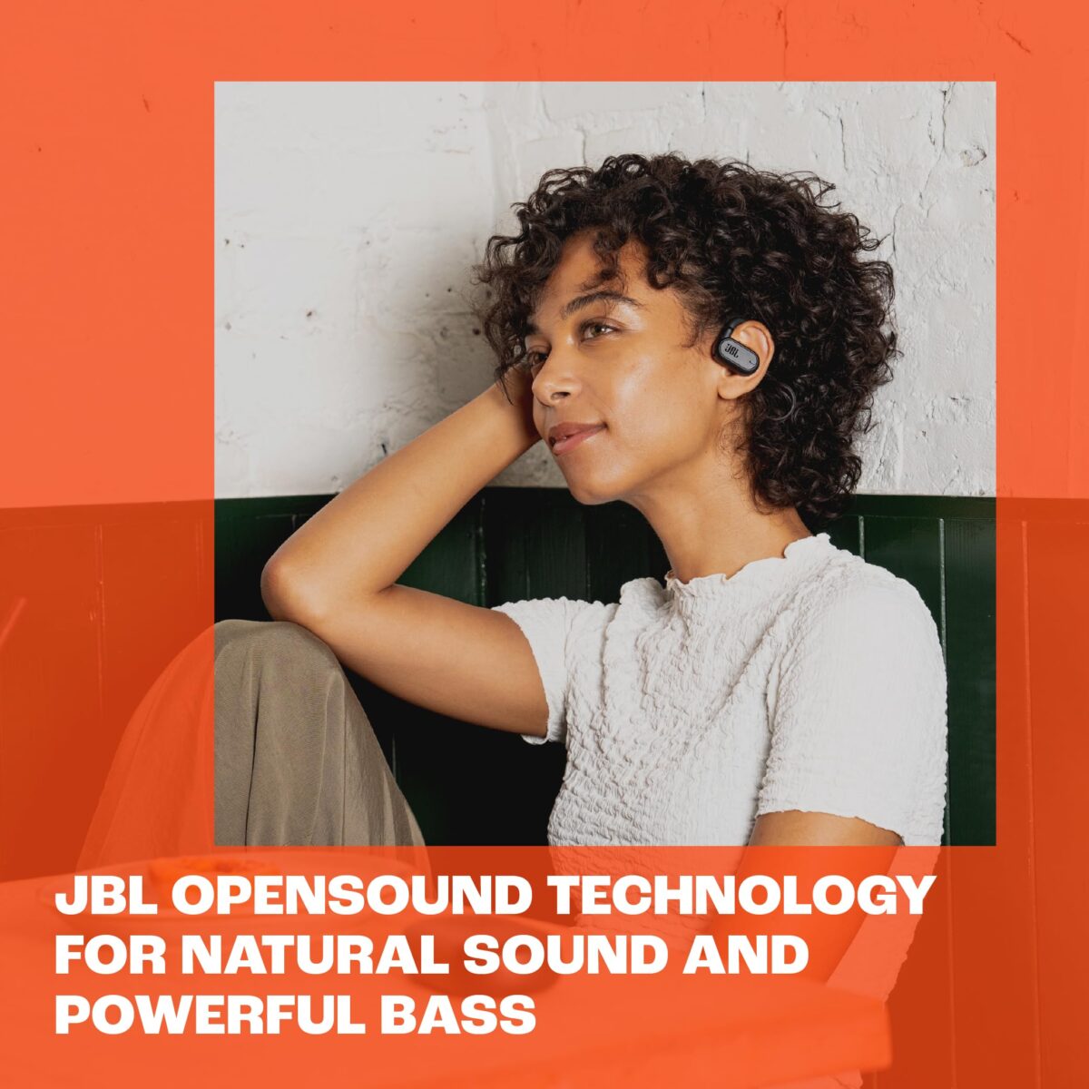 JBL Soundgear Sense Open-Ear Wireless Earbuds, Black - Image 4