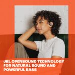 JBL Soundgear Sense Open-Ear Wireless Earbuds, Black - Image 4