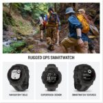 Garmin Instinct E 45 mm Rugged GPS Smartwatch, Black/Charcoal - Image 2
