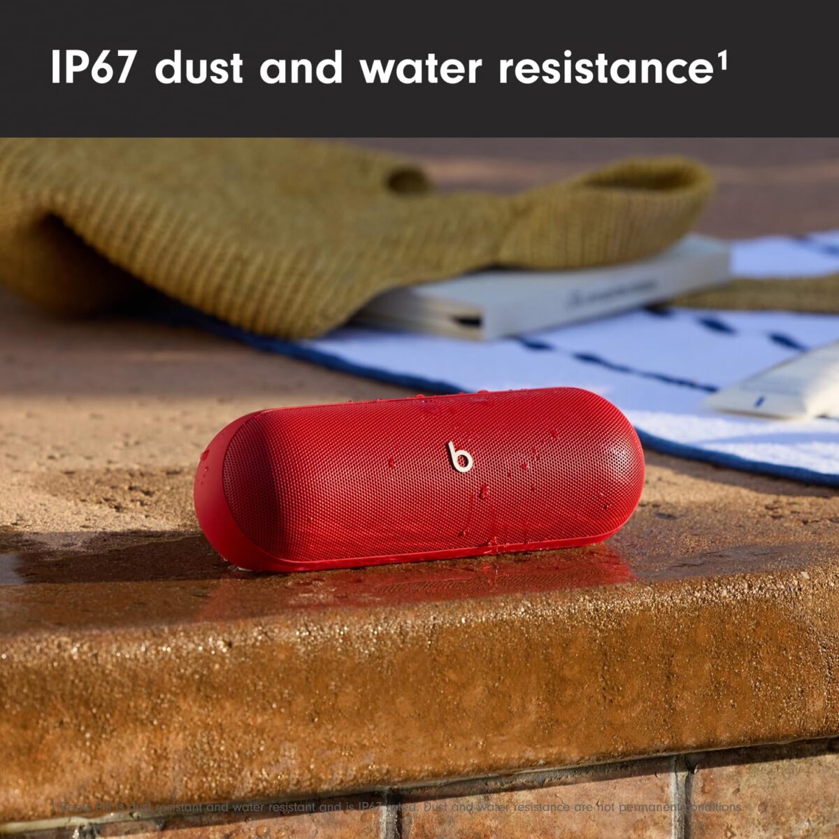 Beats Pill Portable Bluetooth Speaker, Statement Red - Image 3
