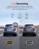 70mai Dash Cam Pro Plus+ A500S 2.7K with GPS and ADAS, Front Camera - Image 2