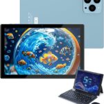 C idea CM8700 Plus 10-Inch Android 15 Tablet, 8GB RAM 1TB Storage, Tablet with Keyboard, Mouse & Protective Cover, 5G LTE + Wi-Fi, Dual Camera (Budget Tablet)