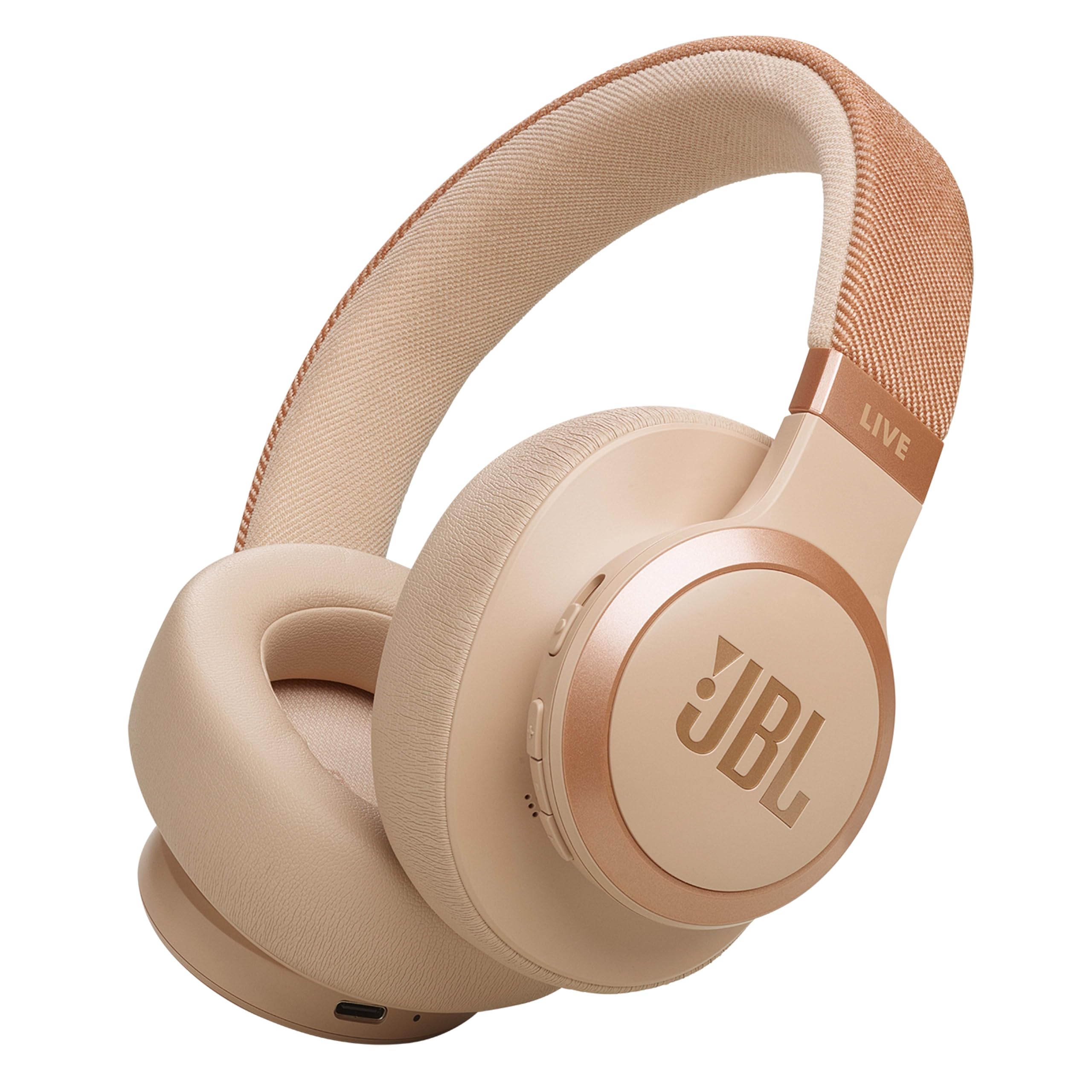 81qUhtpzbdL.jpg JBL Live 770NC Wireless Over-Ear Noise Cancelling Headphones, Sand - Image 1