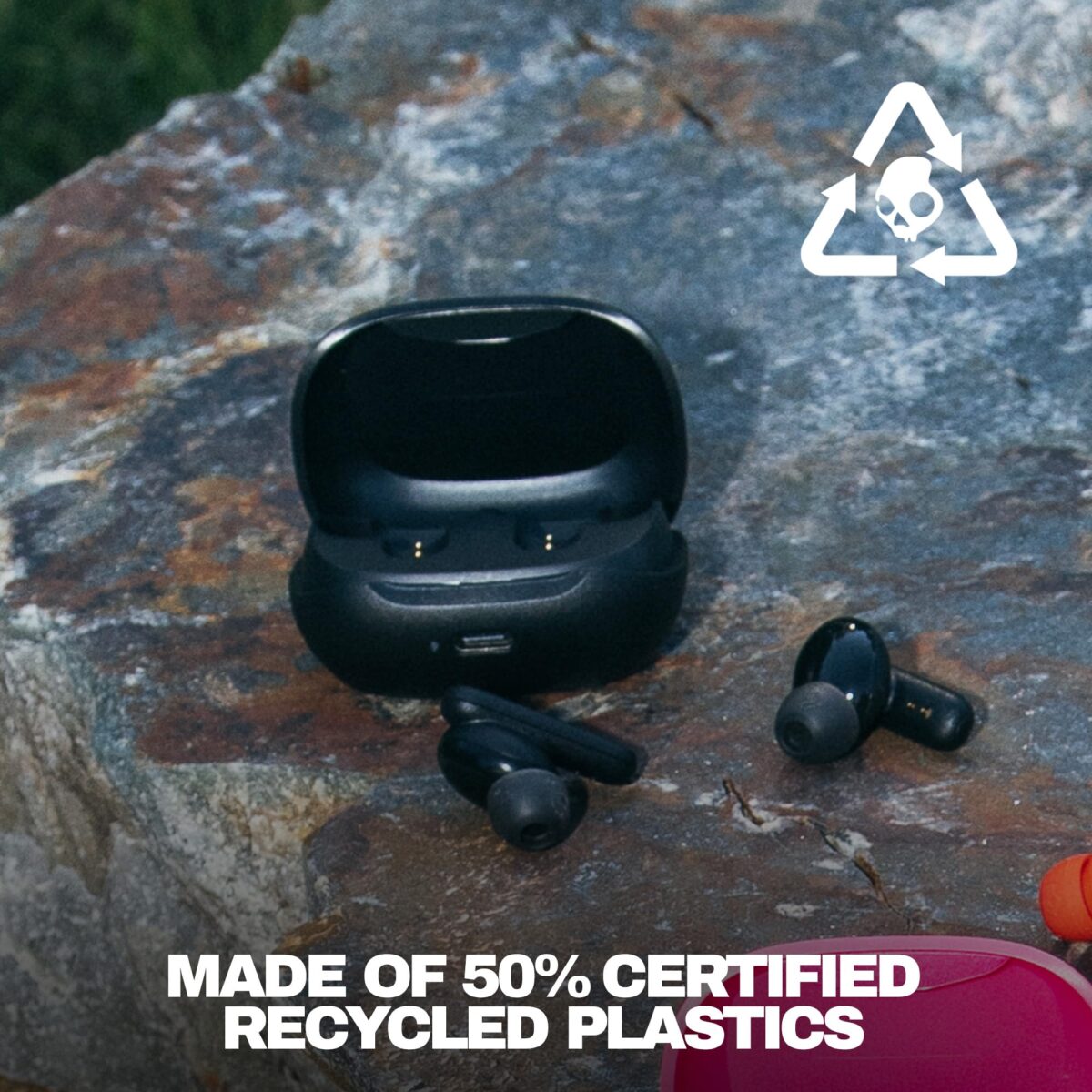 Skullcandy Smokin' Buds True Wireless Earbuds, True Black - Image 2